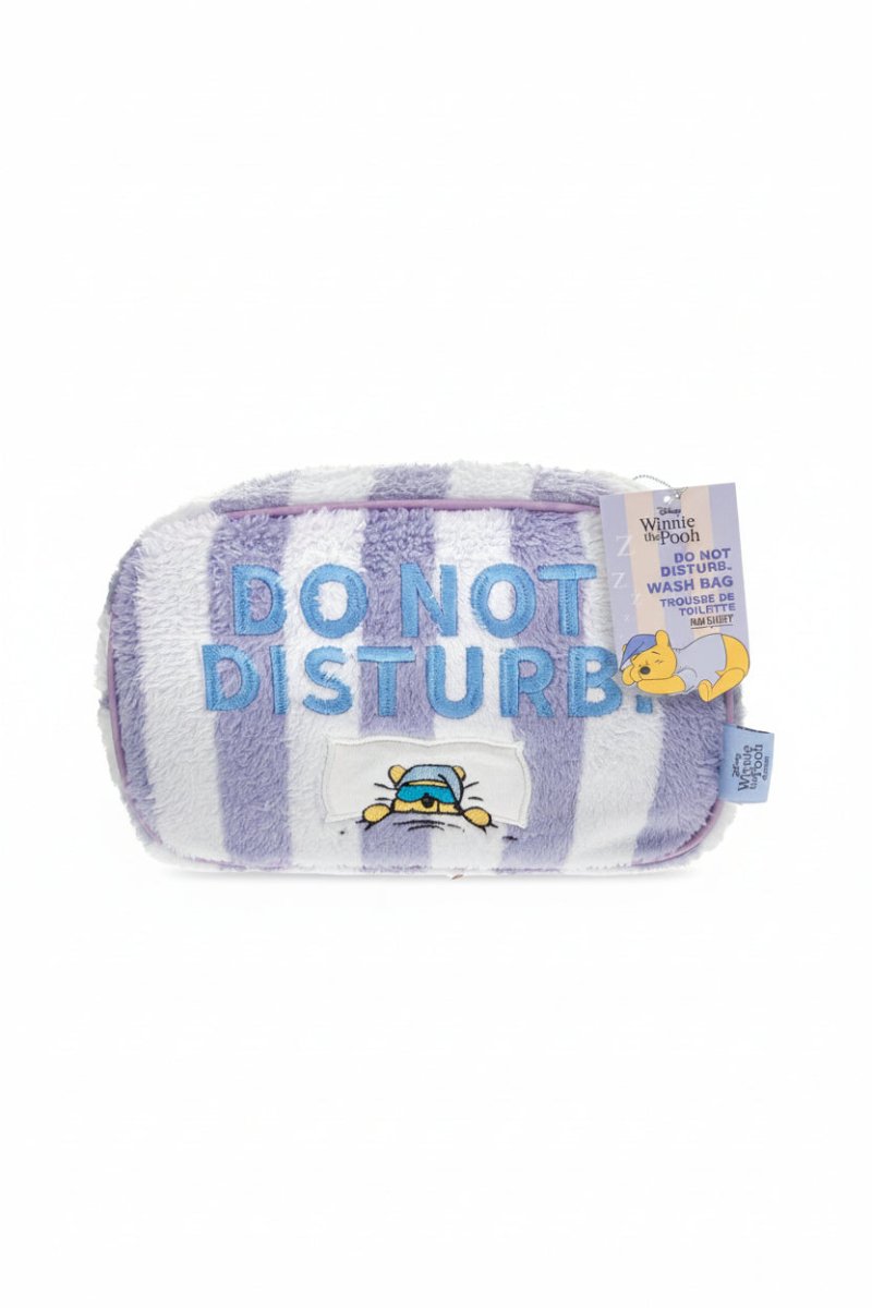 Shop Mad Beauty Disney Winnie The Pooh 'Do Not Disturb' Wash Bag Makeup Bag for women – premium loungewear and festival fashion at Spoiled Brat