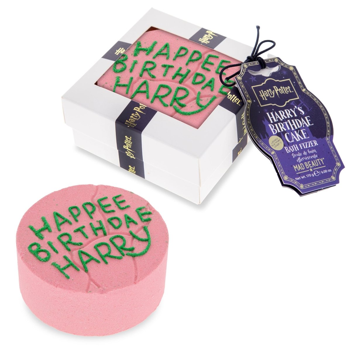 Shop Mad Beauty Mad Beauty Harry Potter Harry's Birthdae Cake Bath Fizzer Bath Bombs for women – premium loungewear and festival fashion at Spoiled Brat