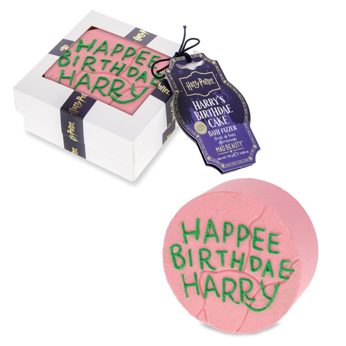Shop Mad Beauty Mad Beauty Harry Potter Harry's Birthdae Cake Bath Fizzer Bath Bombs for women – premium loungewear and festival fashion at Spoiled Brat