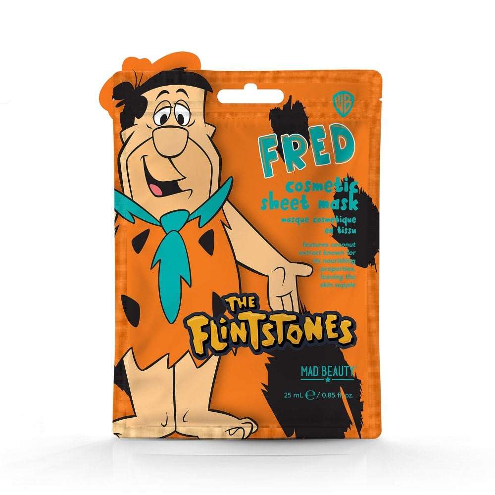 Mad Beauty Warner Brothers Flintstones Cosmetic Sheet Mask as seen on Karen Hauer by Mad Beauty – Face Mask – Multi | Spoiled Brat UK