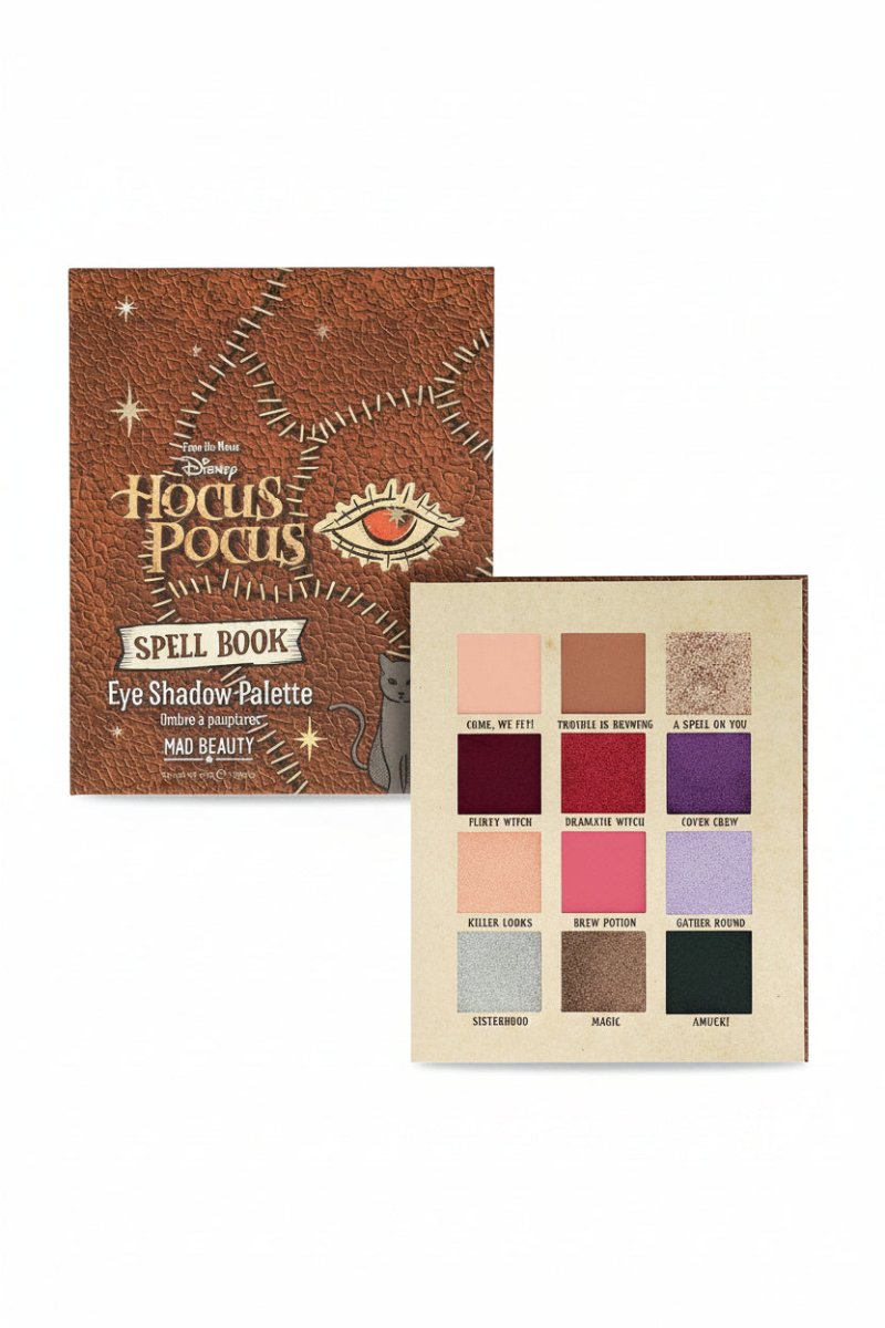 Shop Mad Beauty Mad Beauty x Disney Hocus Pocus Eyeshadow Pallet Eyeshadow for women – premium loungewear and festival fashion at Spoiled Brat