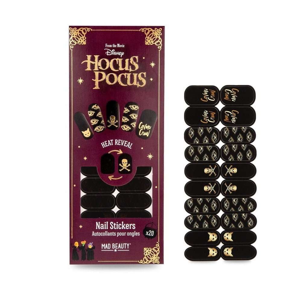 Shop Mad Beauty Mad Beauty x Disney Hocus Pocus Heat 2 X Nail Stickers Nail Polish for women – premium loungewear and festival fashion at Spoiled Brat