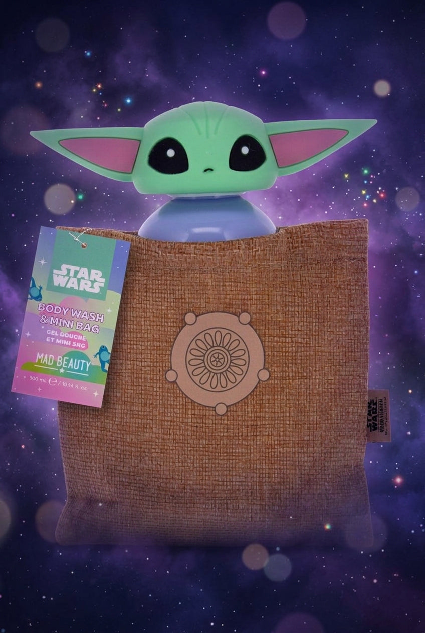 Shop Mad Beauty Star Wars Grogu Body Wash & Mini Bag Body Wash for women – premium loungewear and festival fashion at Spoiled Brat