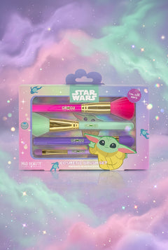 Shop Mad Beauty Star Wars Grogu Cosmetic Brush Set Makeup Brushes for women – premium loungewear and festival fashion at Spoiled Brat