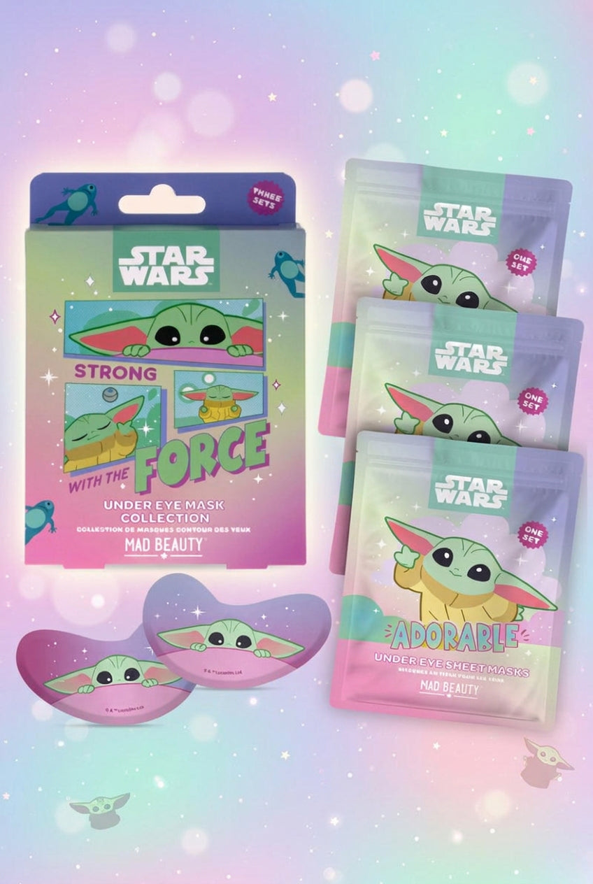 Shop Mad Beauty Star Wars Grogu Under Eye Mask Collection (3 sets) Beauty Product for women – premium loungewear and festival fashion at Spoiled Brat
