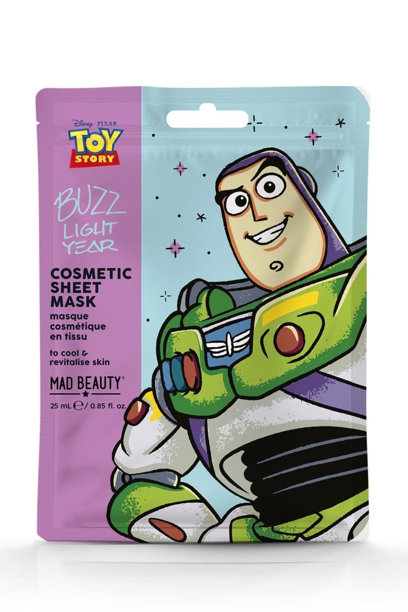 Shop Mad Beauty Toy Story Cosmetic Sheet Face Mask Buzz Lightyear Face Mask for women – premium loungewear and festival fashion at Spoiled Brat