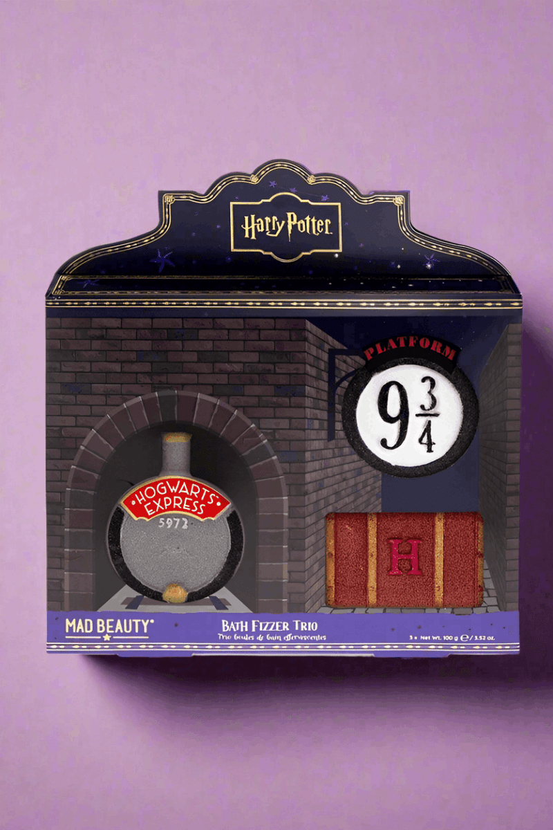Shop Mad Beauty Warner Brothers Harry Potter Bath Fizzer Trio Bubble Bath for women – premium loungewear and festival fashion at Spoiled Brat