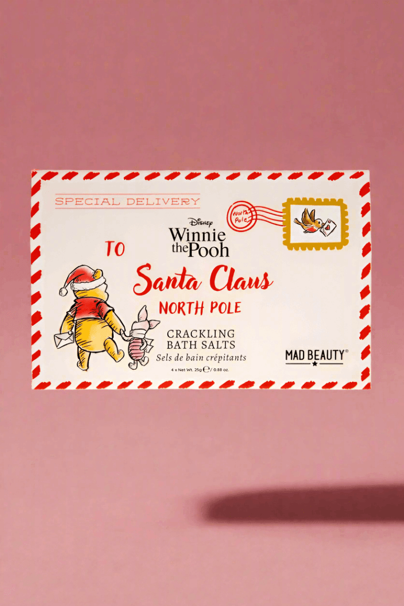 Shop Mad Beauty Winnie The Pooh Festive Crackling Bath Salts Bath Bombs for women – premium loungewear and festival fashion at Spoiled Brat