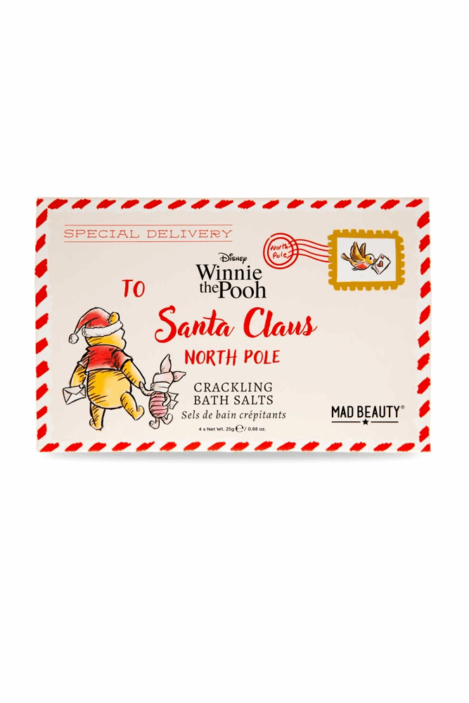Shop Mad Beauty Winnie The Pooh Festive Crackling Bath Salts Bath Bombs for women – premium loungewear and festival fashion at Spoiled Brat