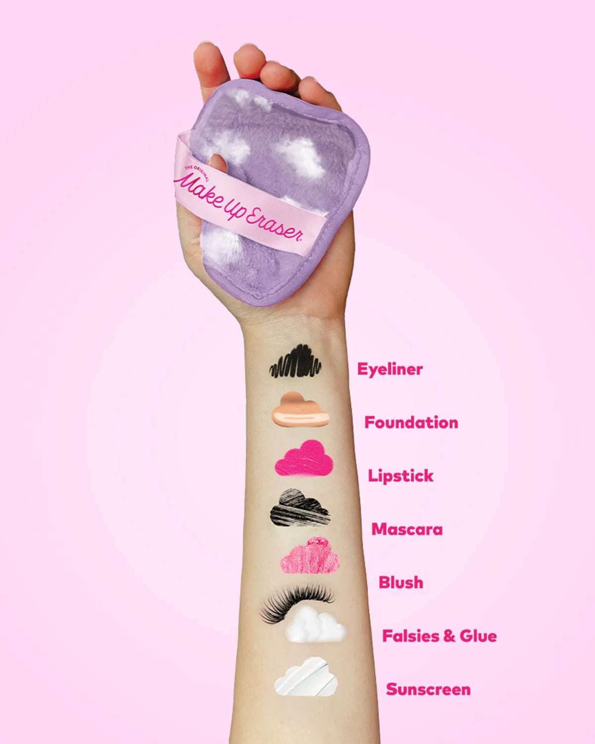 Cloud 9 7-Day MakeUp Eraser Set & Cosmetic Bag by Makeup Eraser – Beauty Product – | Spoiled Brat UK