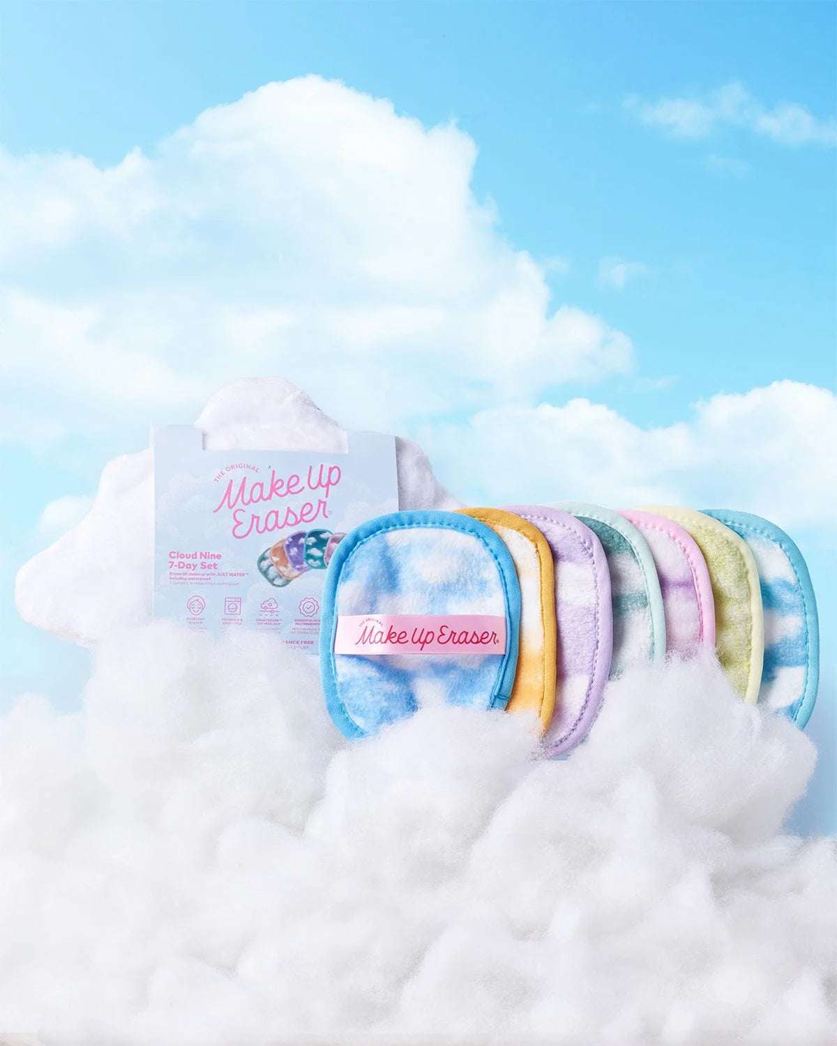 Cloud 9 7-Day MakeUp Eraser Set & Cosmetic Bag by Makeup Eraser – Beauty Product – | Spoiled Brat UK