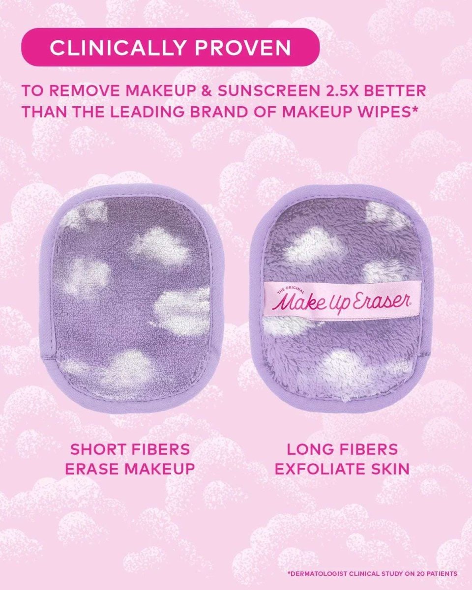 Shop Makeup Eraser Cloud 9 7 - Day MakeUp Eraser Set & Cosmetic Bag Beauty Product for women – premium loungewear and festival fashion at Spoiled Brat