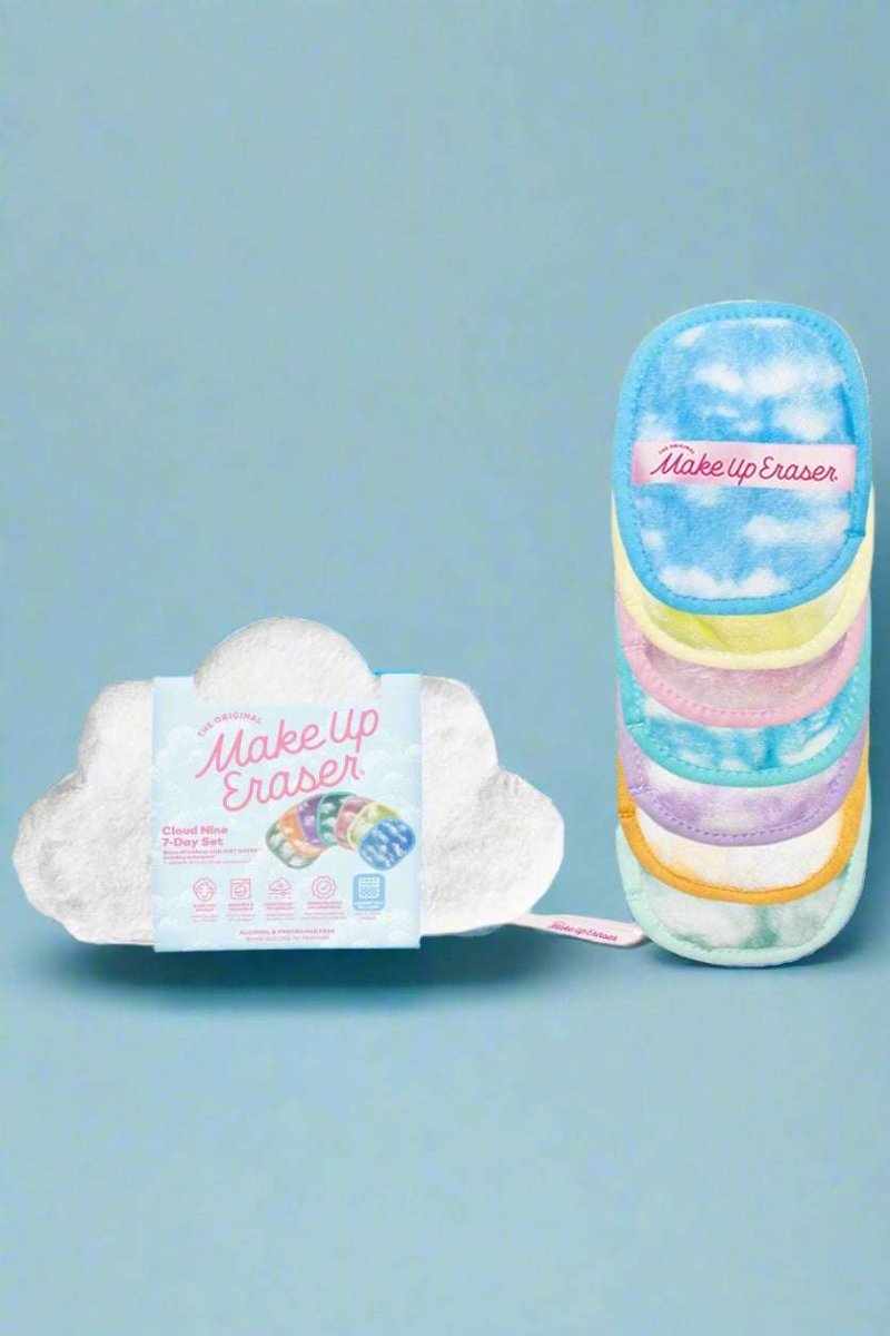 Shop Makeup Eraser Cloud 9 7 - Day MakeUp Eraser Set & Cosmetic Bag Beauty Product for women – premium loungewear and festival fashion at Spoiled Brat