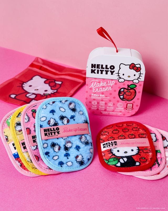 Makeup Eraser Hello Kitty 7-Day Classic Set by Makeup Eraser – Beauty Product – White | Spoiled Brat UK