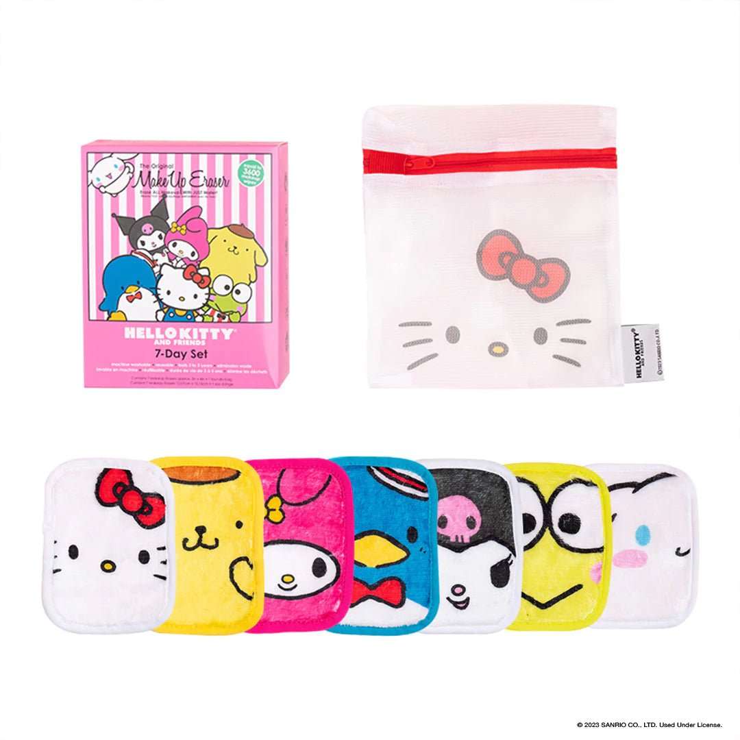 Makeup Eraser Hello Kitty 7-Day Set Beauty Product by Makeup Eraser as seen on celebrities