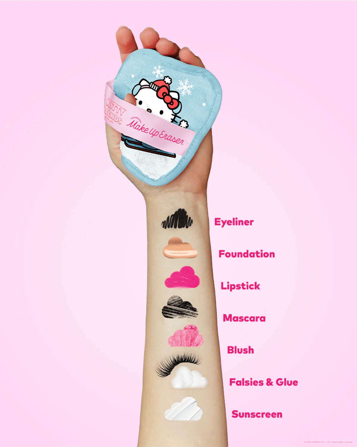 Makeup Eraser Hello Kitty & Friends Aspen Vacation 7-Day Set © Sanrio by Makeup Eraser – Beauty Product – Purple | Spoiled Brat UK