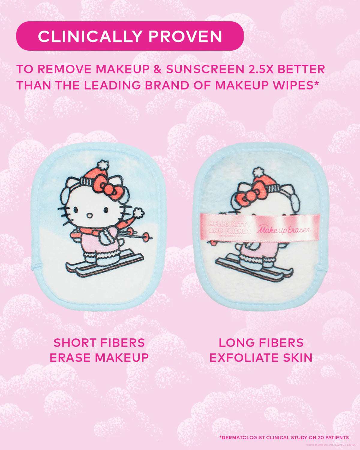Makeup Eraser Hello Kitty & Friends Aspen Vacation 7-Day Set © Sanrio by Makeup Eraser – Beauty Product – Purple | Spoiled Brat UK