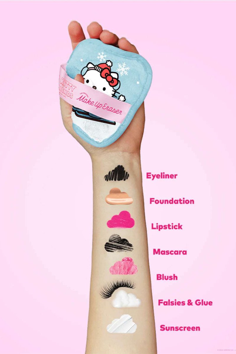 Shop Makeup Eraser Makeup Eraser Hello Kitty & Friends Aspen Vacation 7 - Day Set © Sanrio Beauty Product for women – premium loungewear and festival fashion at Spoiled Brat