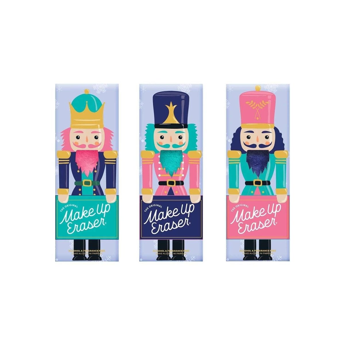Shop Makeup Eraser Makeup Eraser Nutcracker 3pc Mini PRO Holiday Set Beauty Product for women – premium loungewear and festival fashion at Spoiled Brat