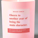 Shop Mischief Candles Another Year of Being the Main Character Candle Candles for women – premium loungewear and festival fashion at Spoiled Brat