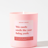Shop Mischief Candles Funny Birthday Gift Soy Wax Candle Smells Like Your Fading Youth Candles for women – premium loungewear and festival fashion at Spoiled Brat