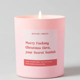 Shop Mischief Candles Love Your Secret Santa Scented Christmas Candle Candles for women – premium loungewear and festival fashion at Spoiled Brat