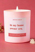 Mischief Candles New Home Gift Funny New Home Gift Candle Home Owner Era by Mischief Candles – Candles – Pink | Spoiled Brat UK