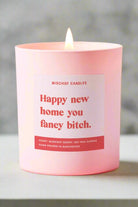 Mischief Candles New Home Gift Funny New Home Gift Soy Wax Candle New Home Fancy Bitch by Mischief Candles – Candles – Pink | Spoiled Brat UK