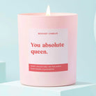 Mischief Candles You Queen Candle by Mischief Candles – Candles – Pink | Spoiled Brat UK