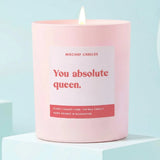 Shop Mischief Candles Mischief Candles You Queen Candle Candles for women – premium loungewear and festival fashion at Spoiled Brat