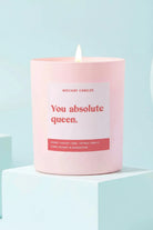 Shop Mischief Candles Mischief Candles You Queen Candle Candles for women – premium loungewear and festival fashion at Spoiled Brat
