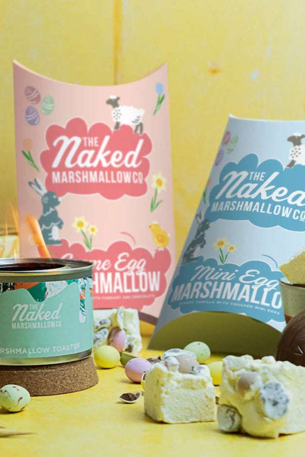 Shop Naked Marshmallow EASTER Gourmet Marshmallow Toasting Gift Set Gifts for women – premium loungewear and festival fashion at Spoiled Brat