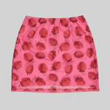 Shop New Girl Order New Girl Order Strawberry Mesh Mini Skirt Mini Skirt for women – premium loungewear and festival fashion at Spoiled Brat