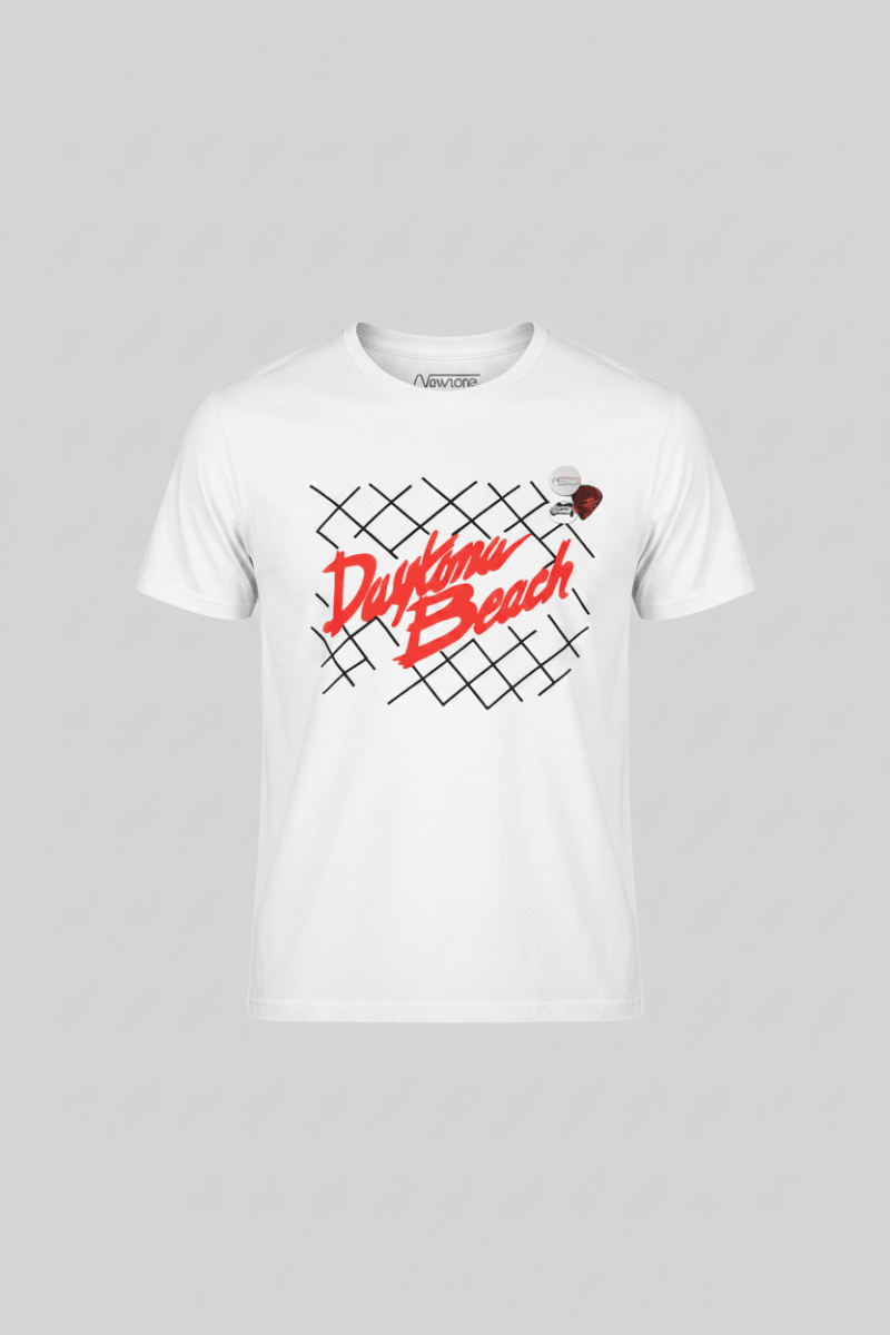 Shop Newtone Newtone Daytona Beach Starlight Racing Tee T-Shirt for women – premium loungewear and festival fashion at Spoiled Brat