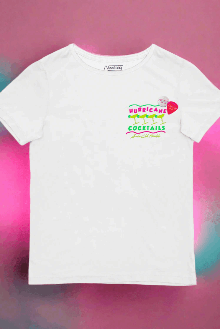Shop Newtone Newtone Schiffer Hurricane Tee T-Shirt for women – premium loungewear and festival fashion at Spoiled Brat
