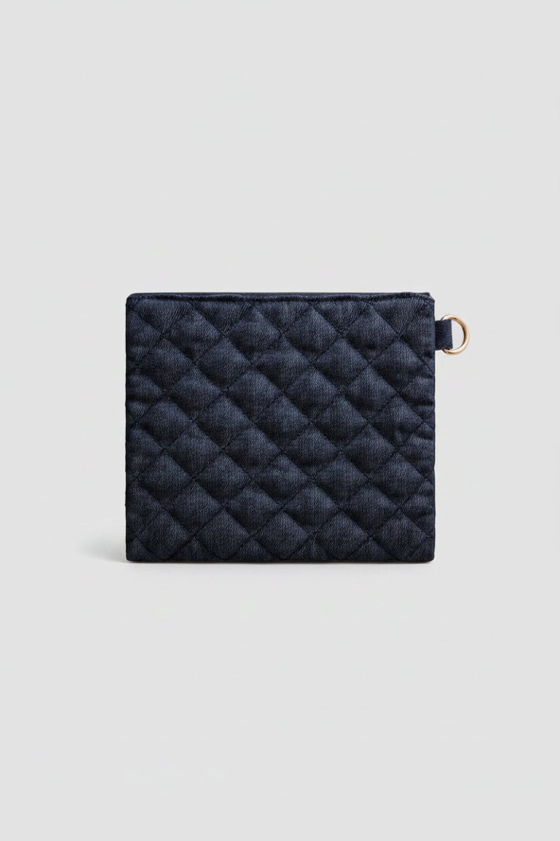 Shop Packed Party Packed Party Back to Fun Denim Everything Pouch Clutch Bag for women – premium loungewear and festival fashion at Spoiled Brat
