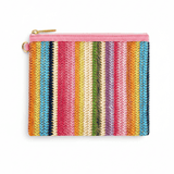 Shop Packed Party Packed Party Bring On The Fun Luxe Woven Rainbow Everything Pouch Bag Clutch Bag for women – premium loungewear and festival fashion at Spoiled Brat