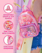 Packed Party Bring On The Fun Mini Confetti Backpack by Packed Party – Backpack – Pink | Spoiled Brat UK