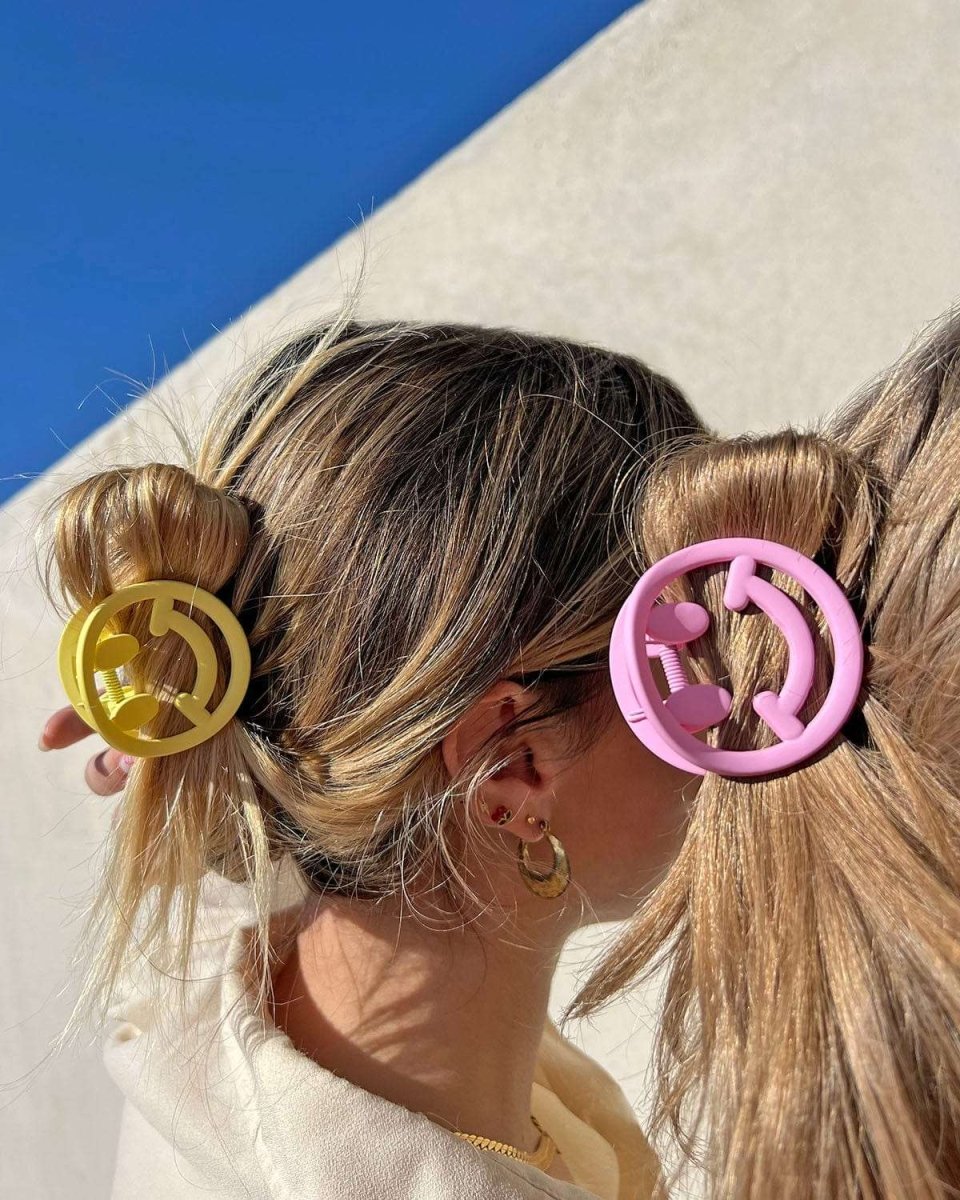 Shop Packed Party Packed Party Bring on The Smiles Claw Hair Clip Set Hair Clip for women – premium loungewear and festival fashion at Spoiled Brat