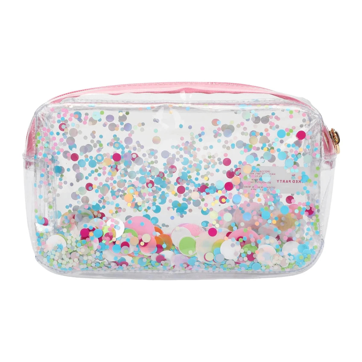 Shop Packed Party Packed Party Clear Vinyl Confetti Pouch Bag Clutch Bag for women – premium loungewear and festival fashion at Spoiled Brat