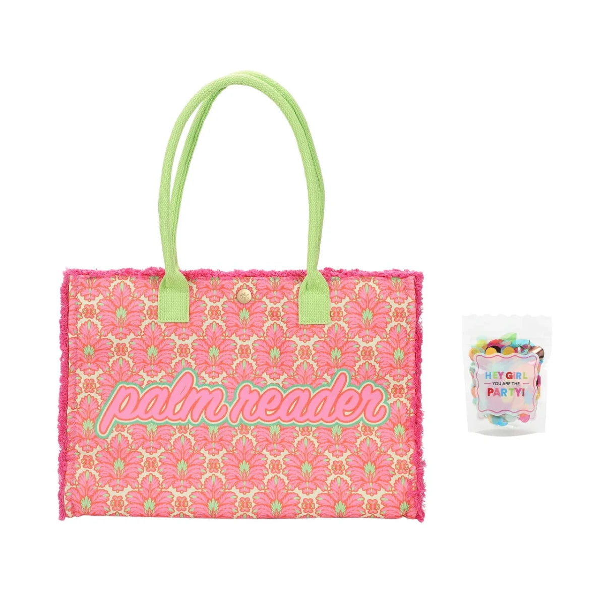 Shop Packed Party Packed Party Palm Reader Canvas Tote Bag Tote Bag for women – premium loungewear and festival fashion at Spoiled Brat