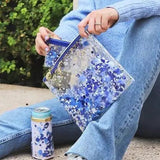 Shop Packed Party Packed Party Spirit Squad True Blue Confetti Everything Pouch Clutch Bag for women – premium loungewear and festival fashion at Spoiled Brat