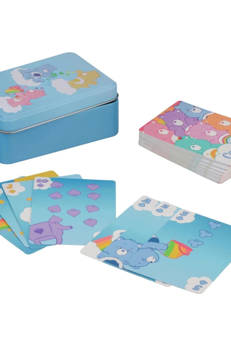 Shop Paladone Care Bears Playing Cards in a Tin Travel Accessories for women – premium loungewear and festival fashion at Spoiled Brat