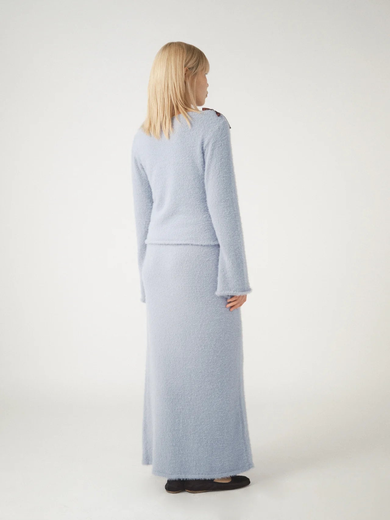 Pixie & Peach Chloe Cosy Bow Maxi Skirt - Spoiled Brat