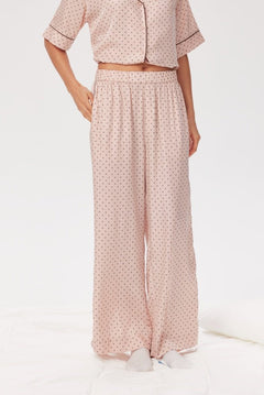 Shop Pixie and Peach Pixie & Peach Chrissie Trouser Pyjamas for women – premium loungewear and festival fashion at Spoiled Brat