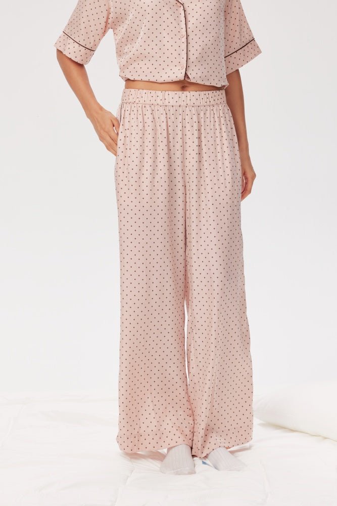 Shop Pixie and Peach Pixie & Peach Chrissie Trouser Pyjamas for women – premium loungewear and festival fashion at Spoiled Brat