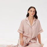 Shop Pixie and Peach Pixie & Peach Chrissie Trouser Pyjamas for women – premium loungewear and festival fashion at Spoiled Brat