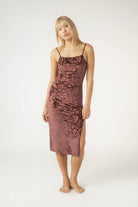 Pixie & Peach Devore Slip Dress - Spoiled Brat