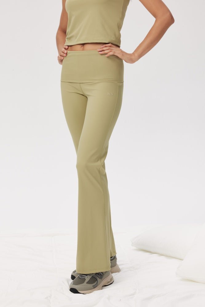 Shop Pixie and Peach Pixie & Peach Gina Flared Leggings Trousers for women – premium loungewear and festival fashion at Spoiled Brat