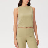 Shop Pixie and Peach Pixie & Peach Gina Slash Neck Top Vest Top for women – premium loungewear and festival fashion at Spoiled Brat